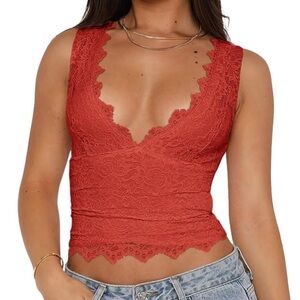 v neck sleeveless going out top